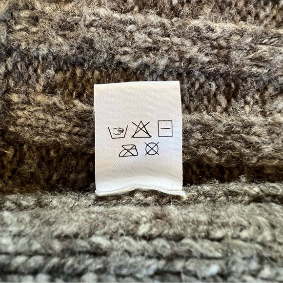 Kenzie Fair Isle Toggle Wool Blend Cardigan Small Cozy Cabin Knit - Picture 11 of 11